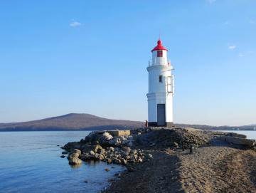 Leinwanddruck: Leuchtturm von Tokarevskiy