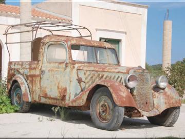 Leinwanddruck Oldtimer: Mercedes-Benz 170 V