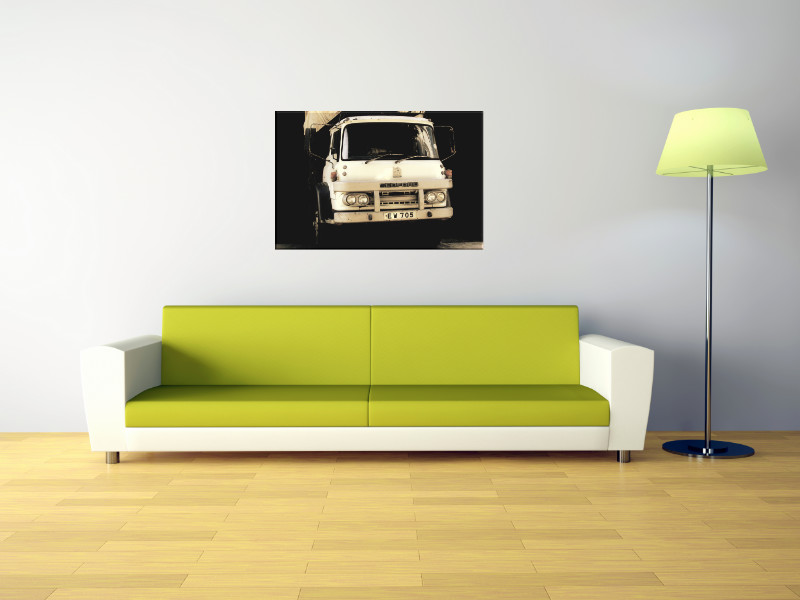 Leinwanddruck: Oldtimer Lastwagen - Bedford Truck