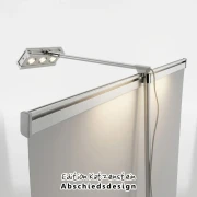 Lampe für Rollup Display - Friedhofsbedarf, Bestatterzubehör