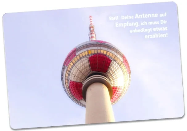 Postarte - Berliner Fernsehturm