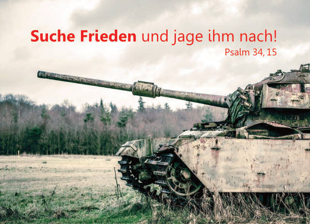Poster A 2 - Rostiger Panzer - Ukraine-Krieg