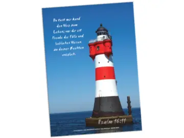 Poster A1: Leuchtturm Roter Sand I