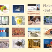 Poster A2 - 14-Stück-Set - 4 -Schaukasten-Plakate
