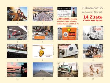 Poster A2 -Set 25 - Zitate Corrie ten Boom