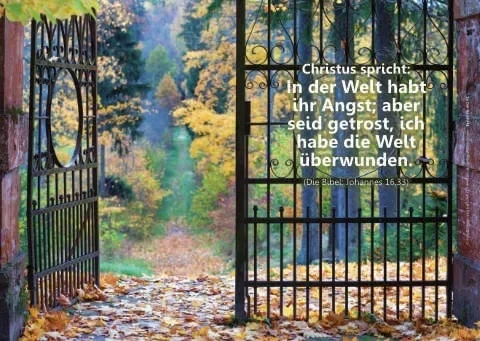Poster A2: Offenstehendes Parktor
