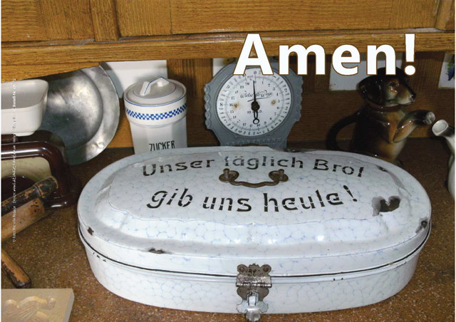 Poster Erntedank A2: Brotkasten
