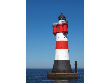 Poster Leuchtturm Roter Sand I - A2: