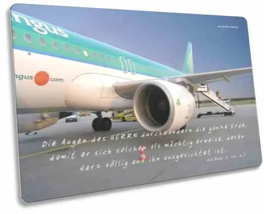 Postkarte: Flugzeug