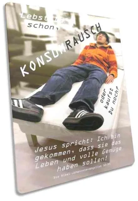 Postkarte: Izzy, der erschöpfte Möbelkäufer