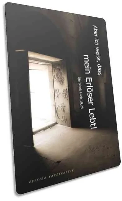 Postkarte: Offene Klostertür