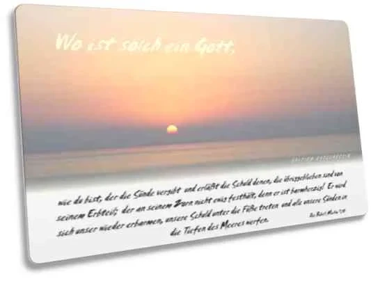 Postkarte: Sonnenuntergang