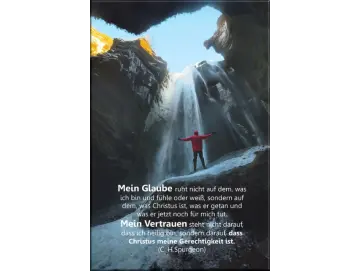 Postkarte: Wanderer auf Felsen