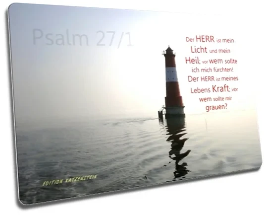 Postkarten: Arngaster Leuchtturm im Gegenlicht