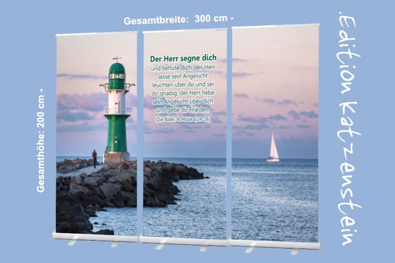 Roll-Up-Display - Westmolenfeuer Warnemünde - 300x200cm