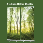 Bestatterbedarf: Roll-Up Display 2er-Set - "Frühlingswald"