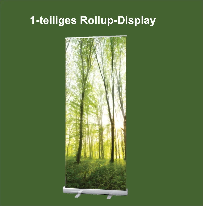 Bestatterbedarf: Roll-Up Display 2er-Set - "Frühlingswald"