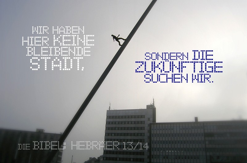 Christliches Poster A2 - Der Himmelsstürmer