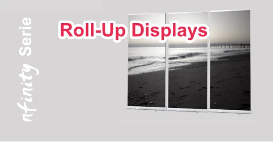 Roll-up-Display für Bestatter und Friedhofsverwaltungen