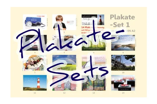 Schaukastenposter, Plakate-Sets, Gemeinde, Schaukasten